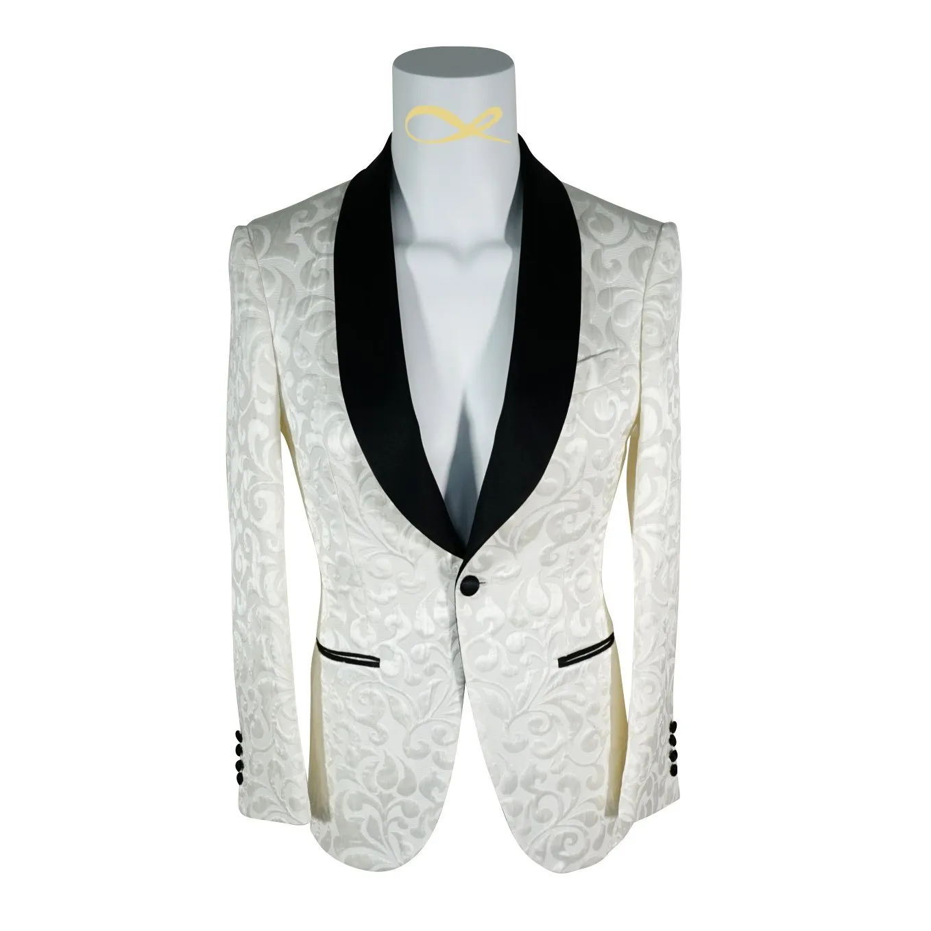 Vanilla & Black Paisley Dinner Jacket @ The Vault