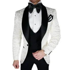 Vanilla & Black Paisley Dinner Jacket @ The Vault